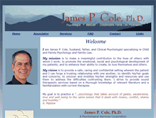 Tablet Screenshot of jcolepsychservices.com